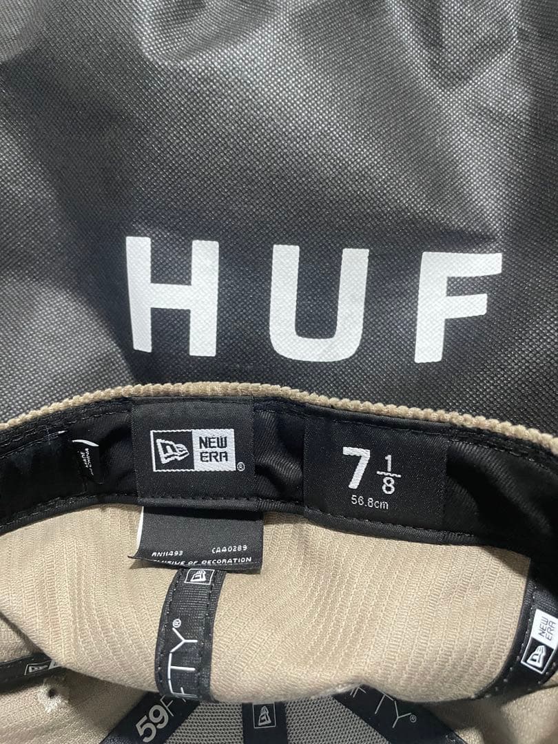 NEW ERA CLASSIC H CORDUROY HAT HUF キャップ