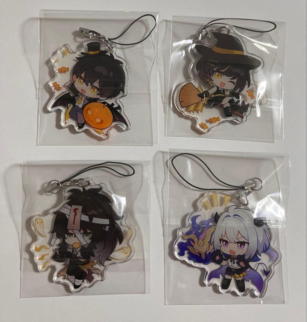 鳴潮 池ハロ アクキー ポストカード ステッカー　セット　共鳴ハロウィン