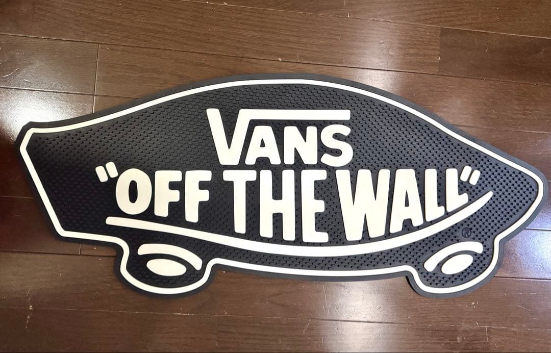 VANS OFF THE WALL ラバーマット 非売品 店舗用　黒