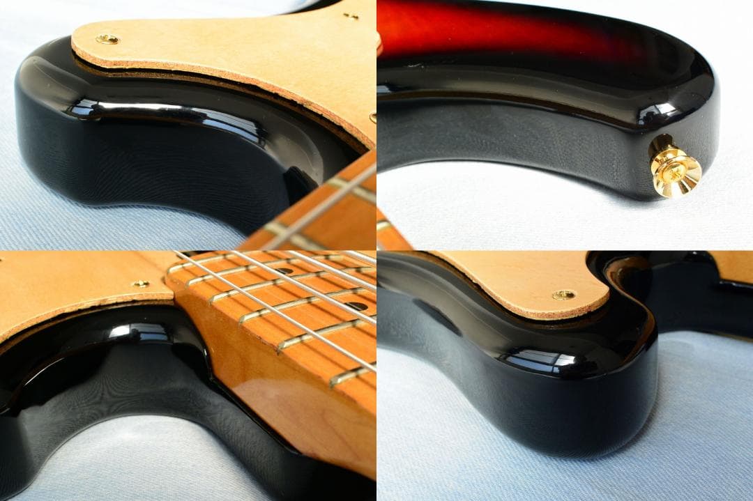 YAMAHA SB-600 特製パーツ多数 ブラスブリッジ＆ジョイントプレート等