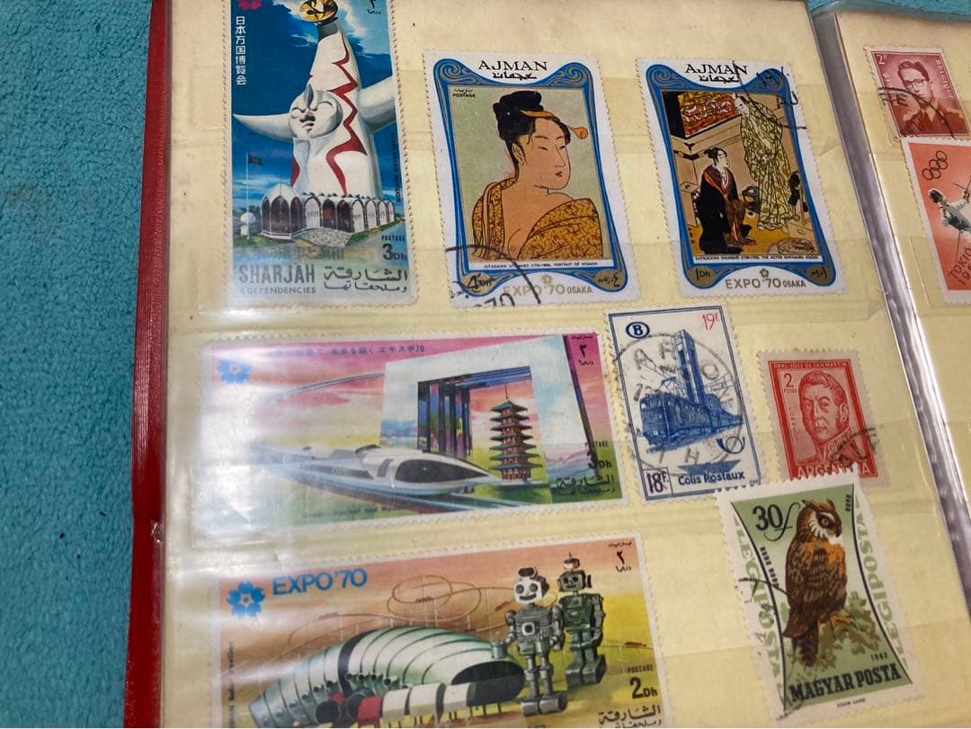 切手　使用済み　昭和　230枚まとめ売り