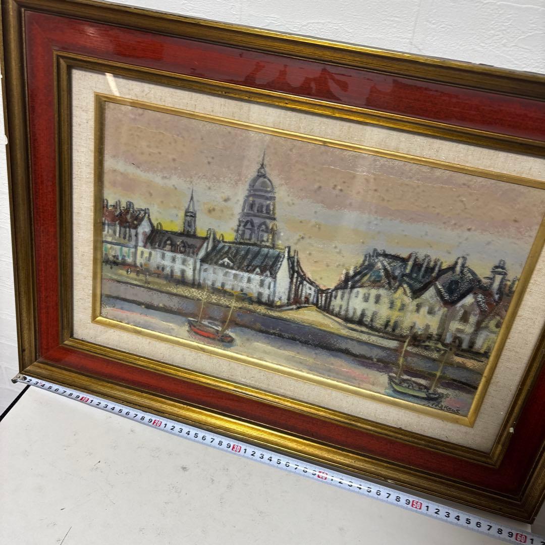 『￼真￼￼￼作』￼￼ ￼全道￼展￼会員　箱根寿保　「￼ブルターニュの港町」