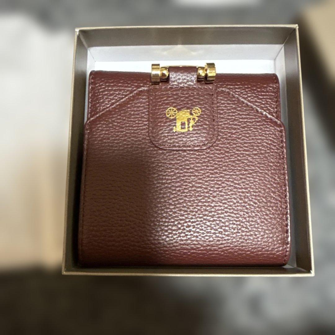 ATAO ロトロ バーガンディ 二つ折り財布