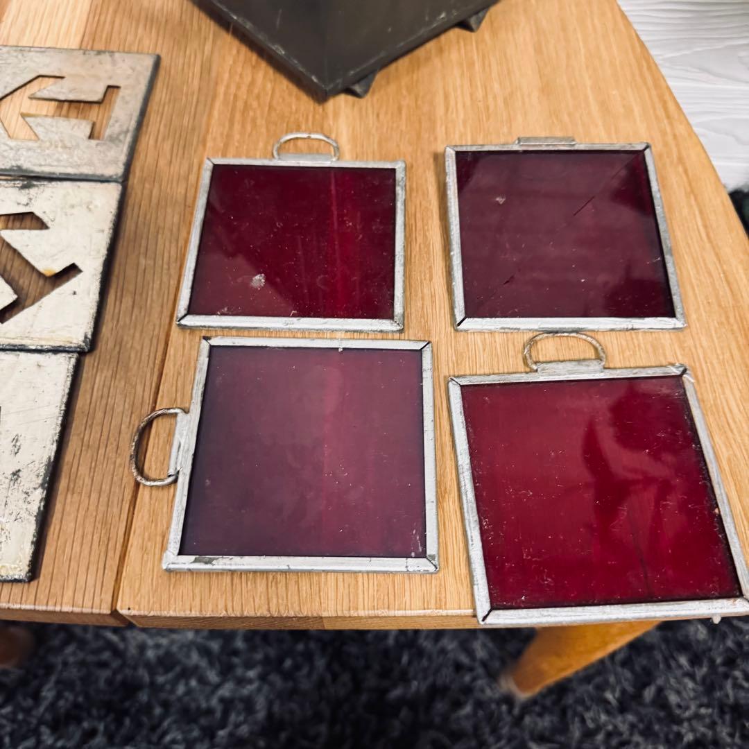 ヴィンテージ ランタン ベルギー軍 鉄道 シグナルランタン 合図灯 カンテラ