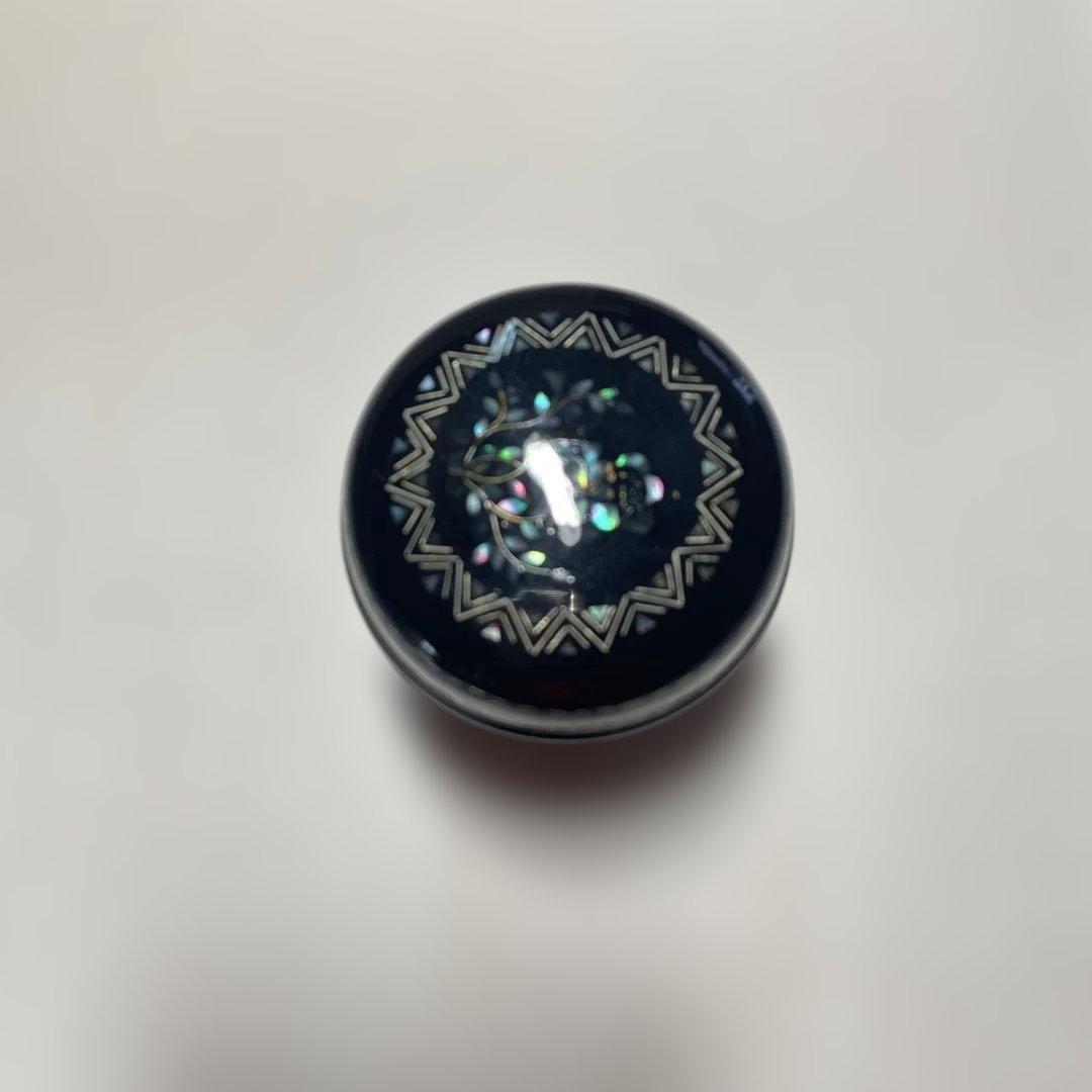 未使用　茶道具　棗　螺鈿貝殻細工