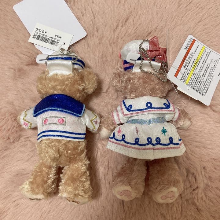 ディズニーシー20周年 ダッフィー シェリーメイ ぬいぐるみバッジ ぬいば