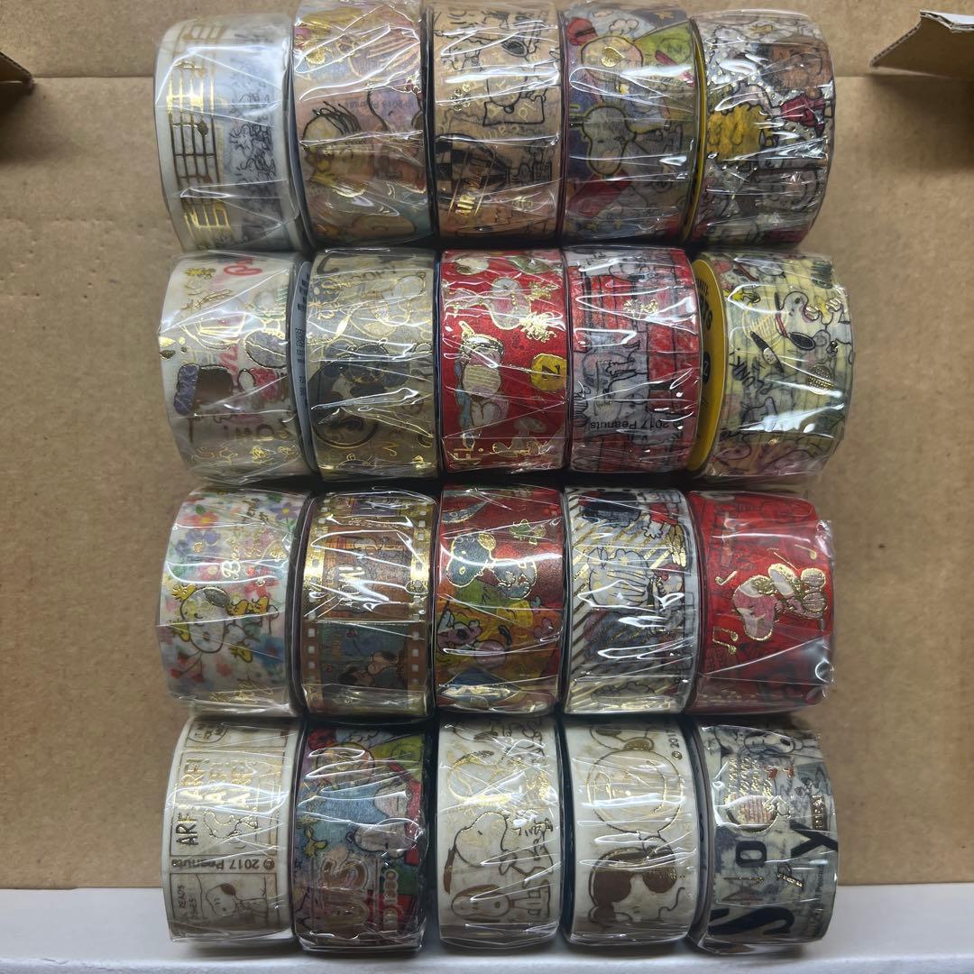 スヌーピー マスキングテープ 20個セット