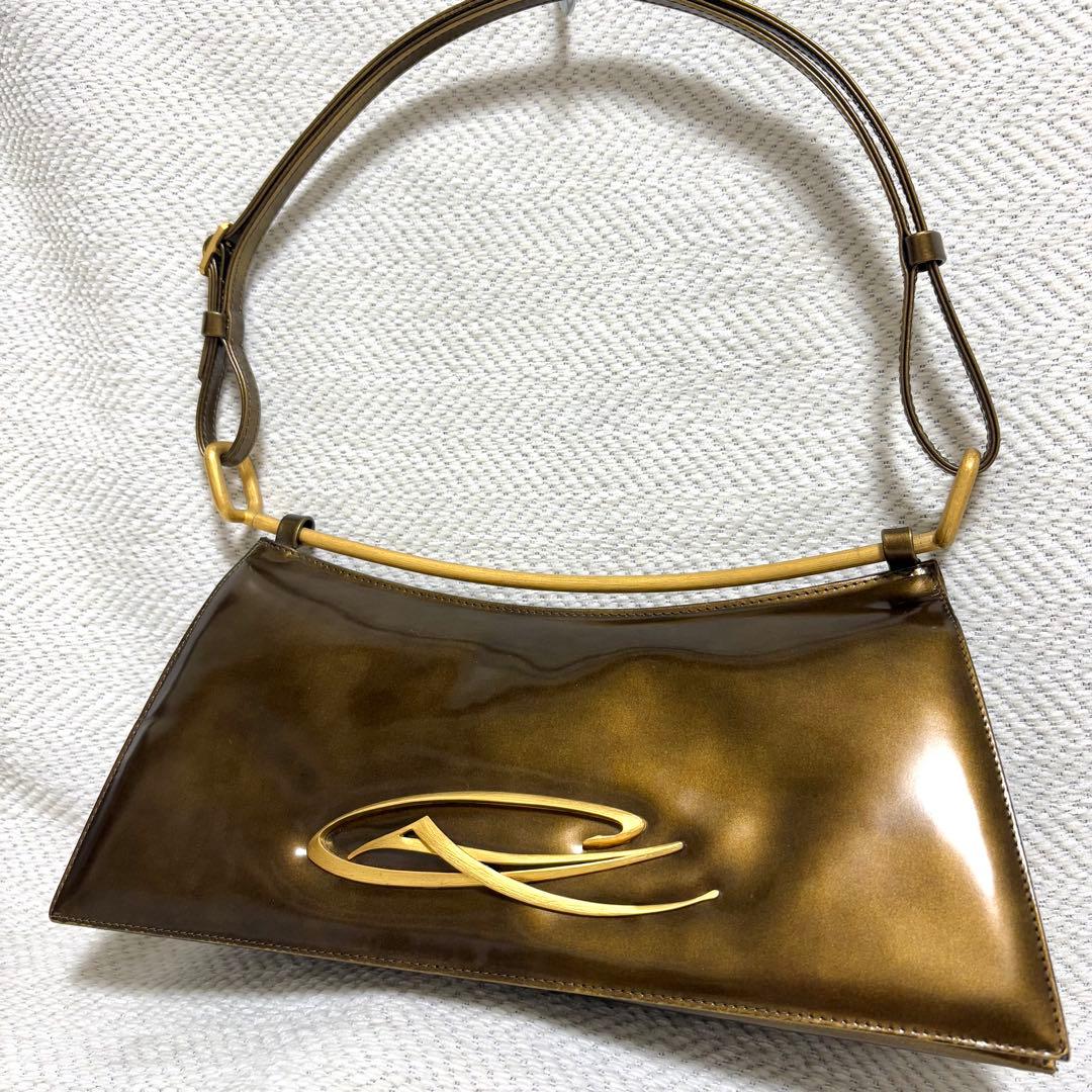 バッグ 90s Chirstian Lacroix Patent leather bag