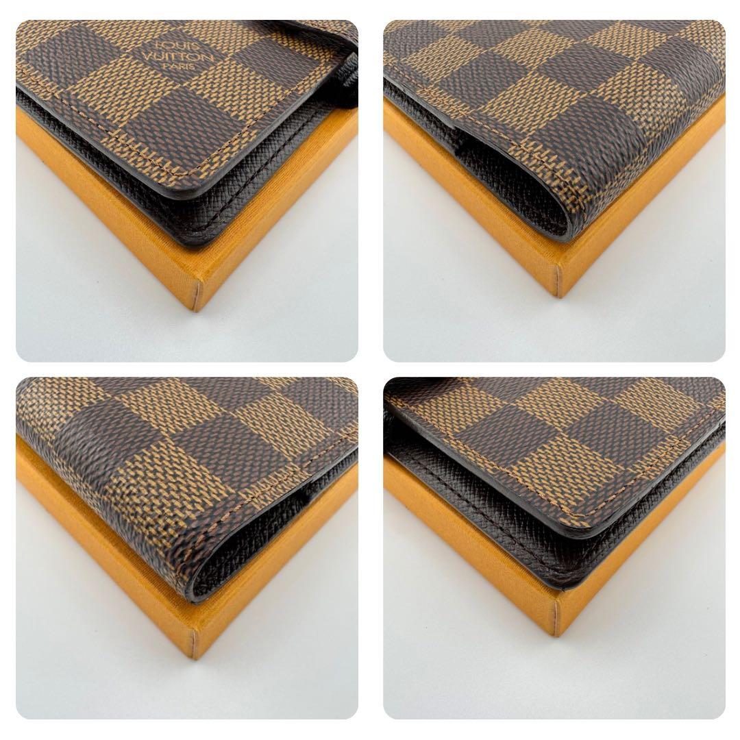 【極美品】ルイヴィトン アジェンダPM ダミエ・エベヌ 6穴式 手帳カバー