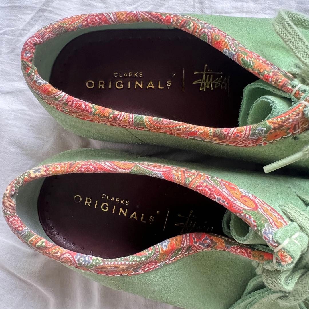 靴 Clarks Originals Wallabee Stussy