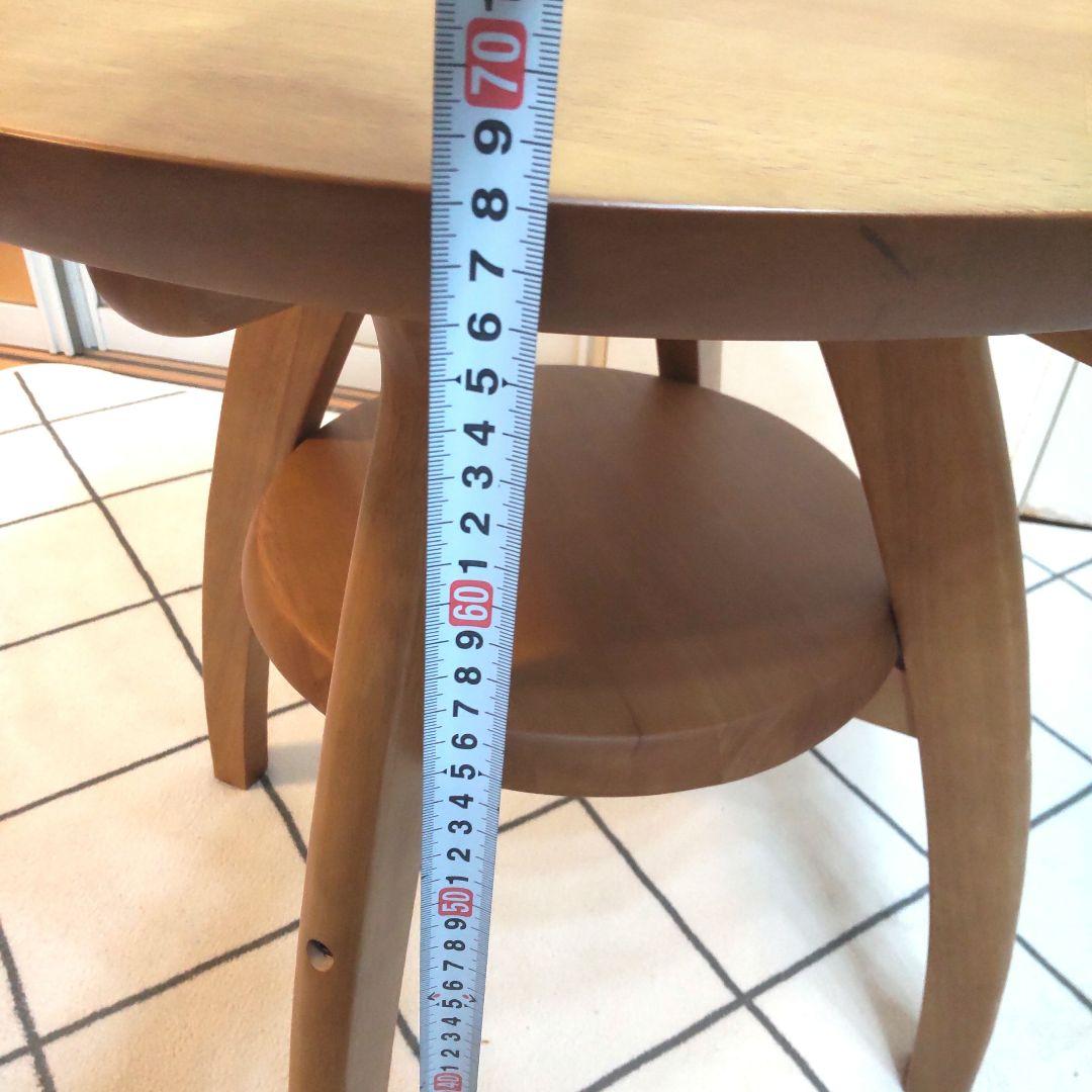 筑波産商業 家具 ラウンドテーブル　センターテーブル 丸テーブル 円テーブル