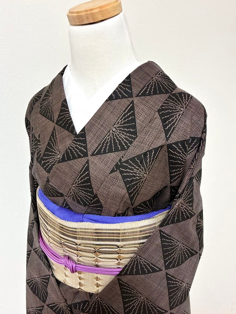 ￼名古屋帯　捩り織　八寸　正絹