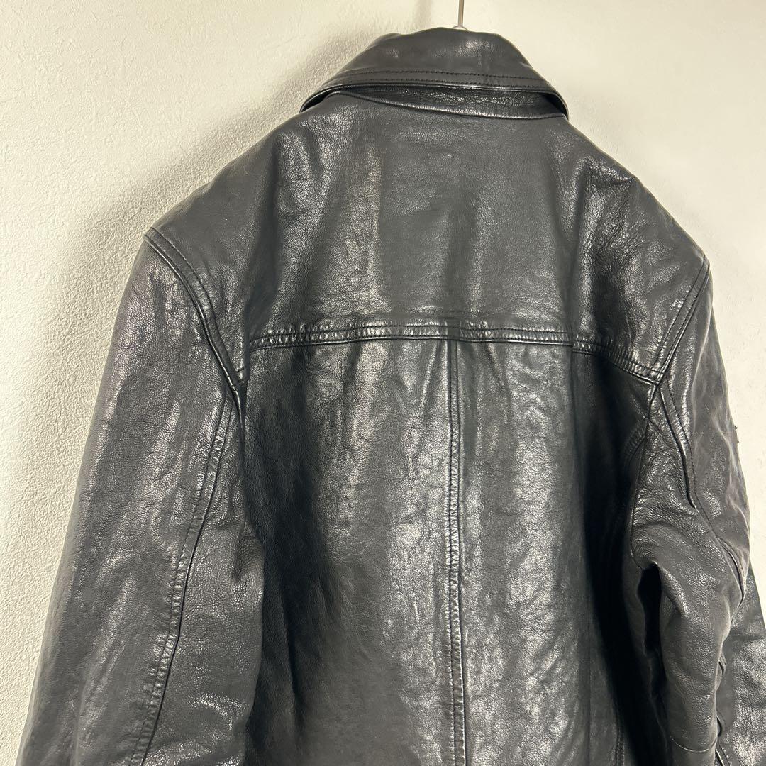 ジャケット・アウター Superdry Men's Seventies Leather Jacket