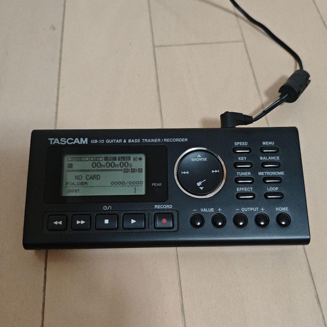 TASCAM GB-10 ギター＆ベーストレーナー　ACアダプター付属