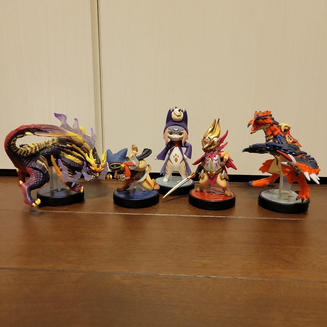 モンスターハンター amiibo 5体セット 美品