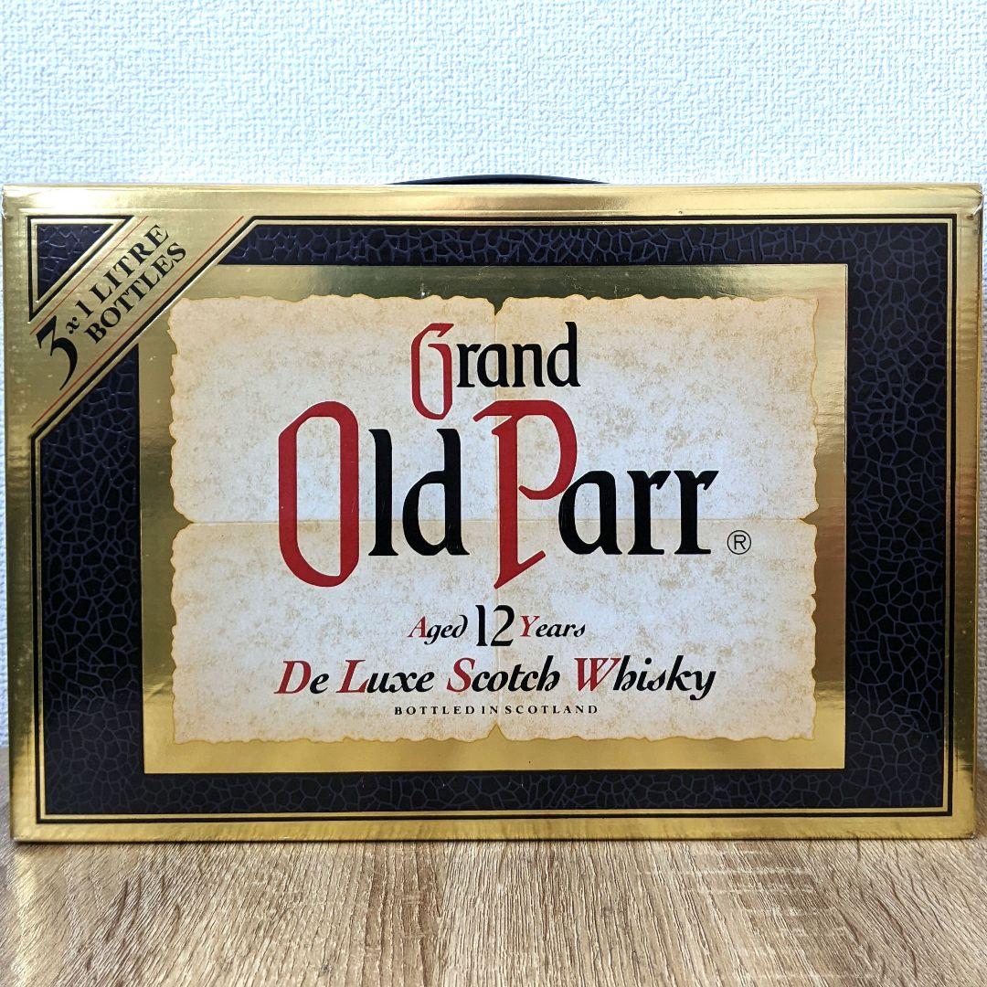 オールドパー12年　デラックス　1Ｌ 43％　未開栓　箱あり　3本セット