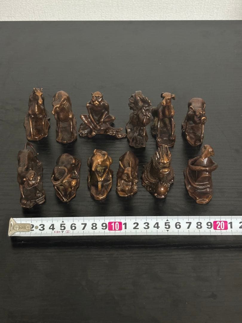 中国　銅製品　十二支