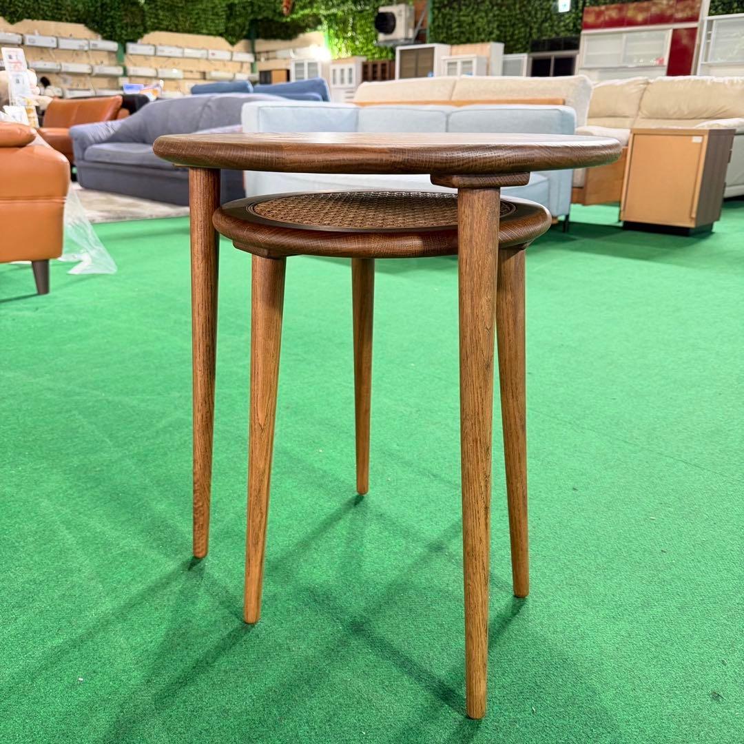 Re：CENO ネストテーブル ウッドテーブル 円形 インテリア M012