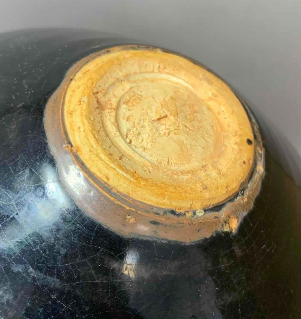 中国 木の葉平茶碗　f12230905