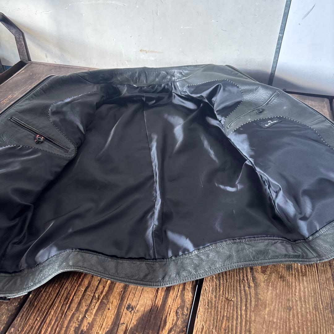 PS Paul Smith レザージャケット 牛革 シングルライダース
