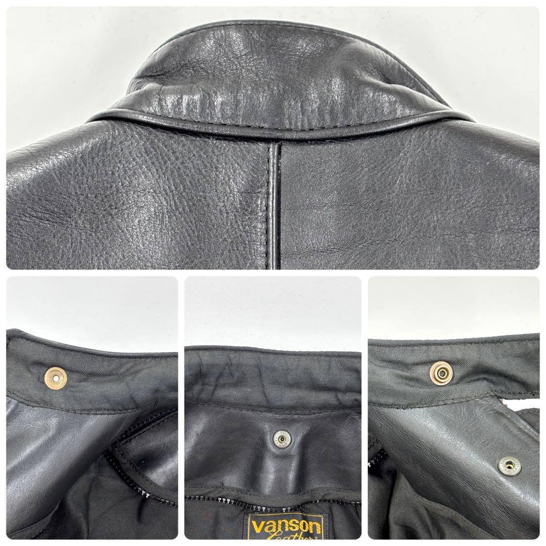 VANSON バンソン シングルライダース レザージャケット TYPE B 34