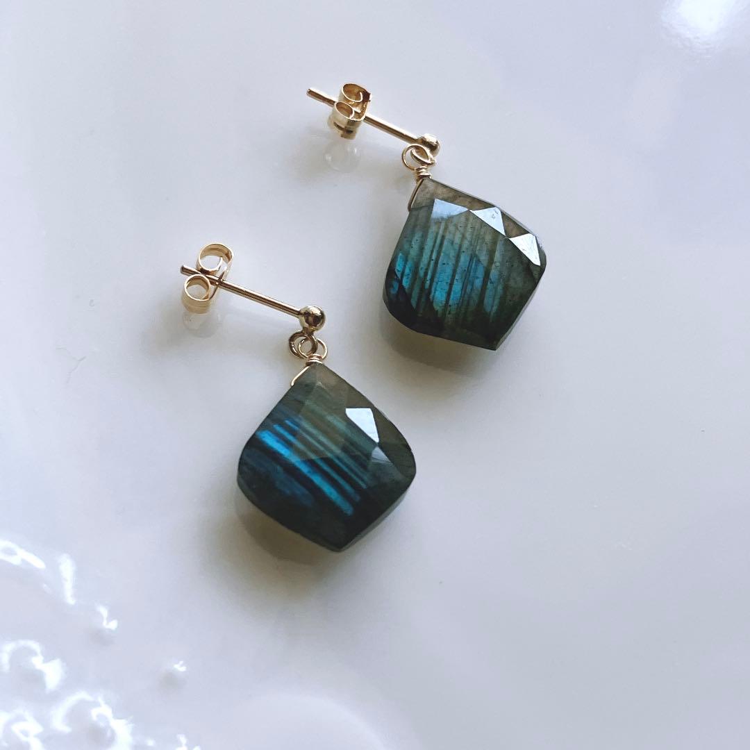 桃色の雲◆ロイヤルブルームーンストーンブレスレット✧14kgf