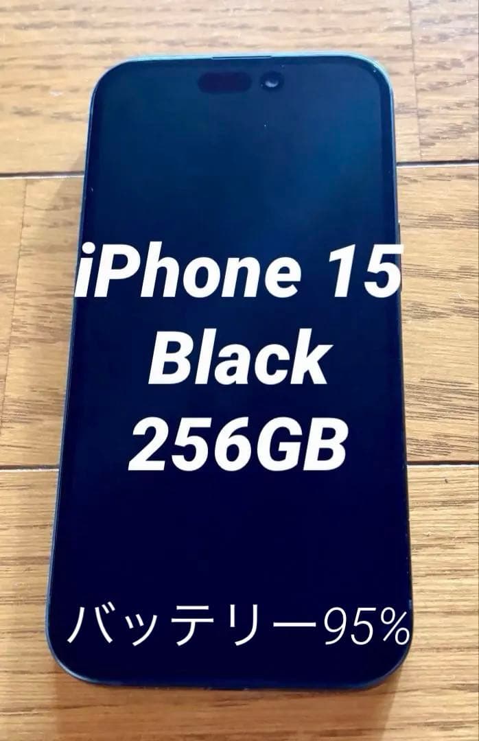 Apple iPhone 15 本体 Black 256GB