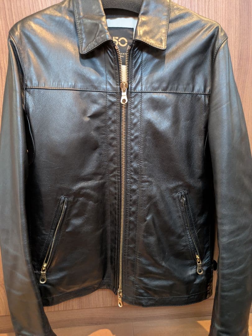 チンクアンタ　ホースレザーライダースジャケット