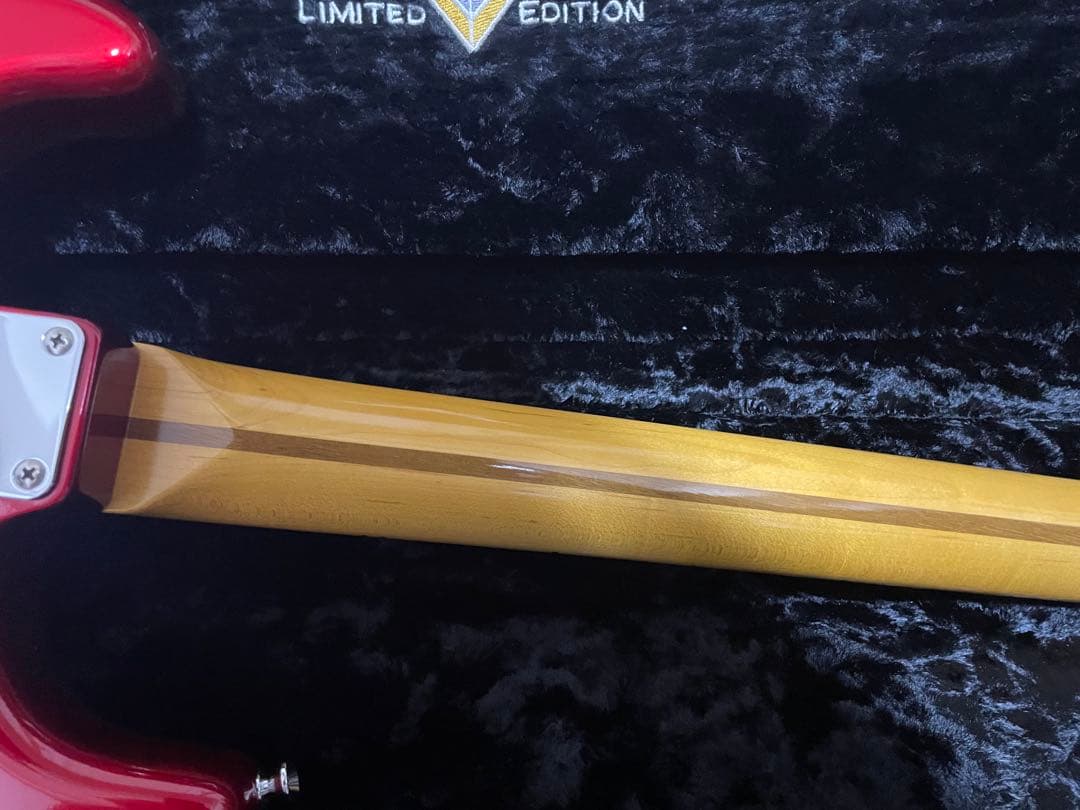 ギター EDWARDS E-SE-100M/LT Candy Apple Red