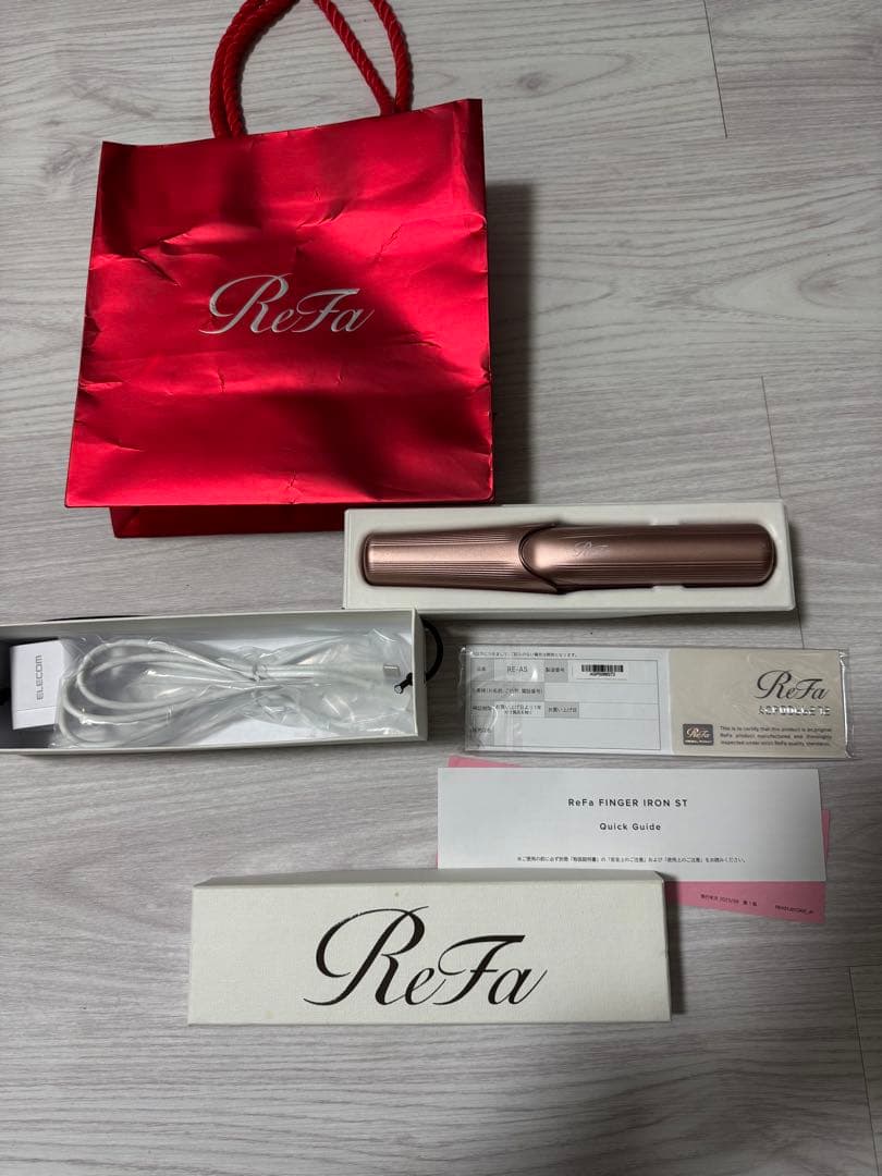 ReFa ストレートヘアアイロン ローズゴールド