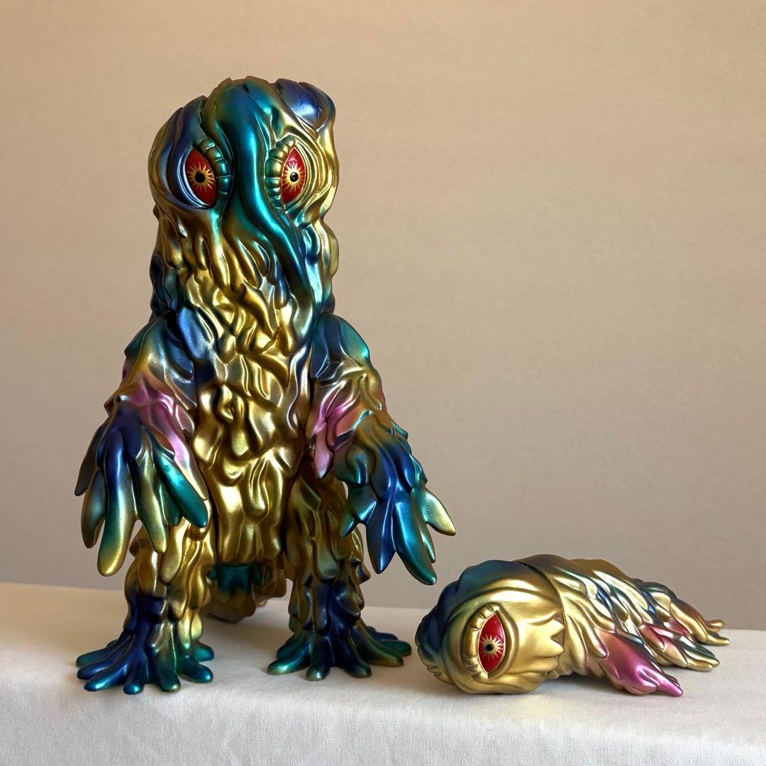 【美品】ヘドラ フィギュア2体セット水中期（マルサン）モンスターズラボ限定ソフビ