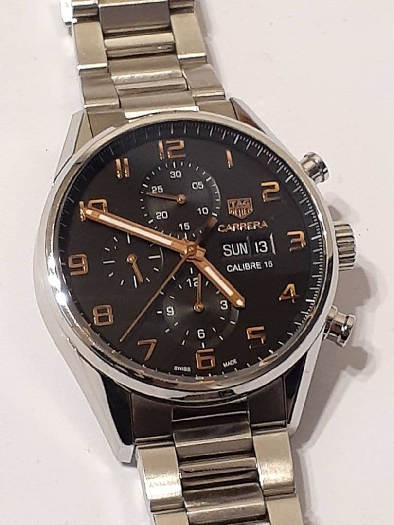 年末大特価！　タグホイヤー CV2A1AB カレラ キャリバー16 メンズ腕時計
