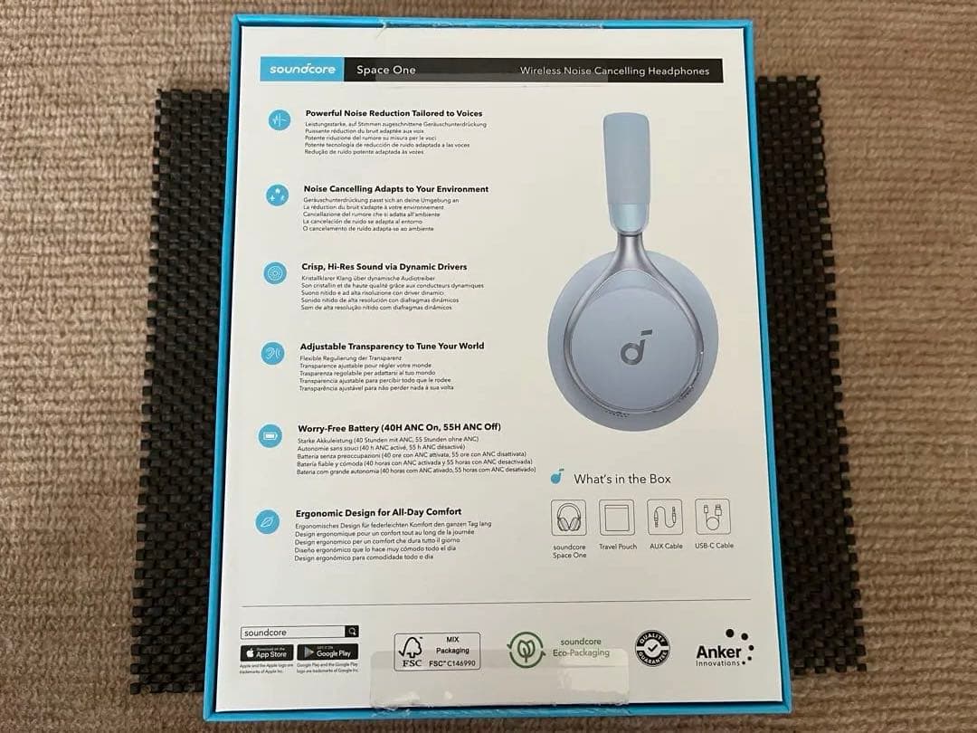 ANKER soundcore Space One ブルー