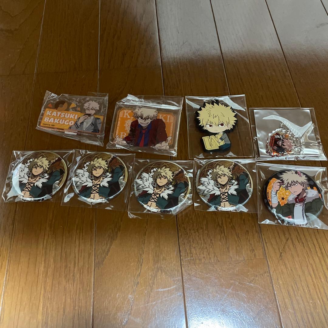 爆豪勝己 ヒロアカ 缶バッジ アクリル