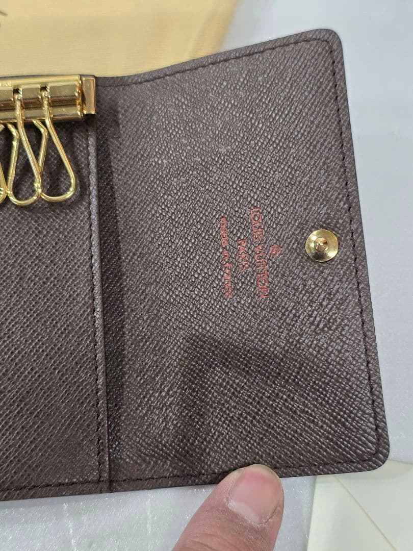 極美品✨　ルイヴィトン　 ダミエ　6連レザーキーケース　MT699