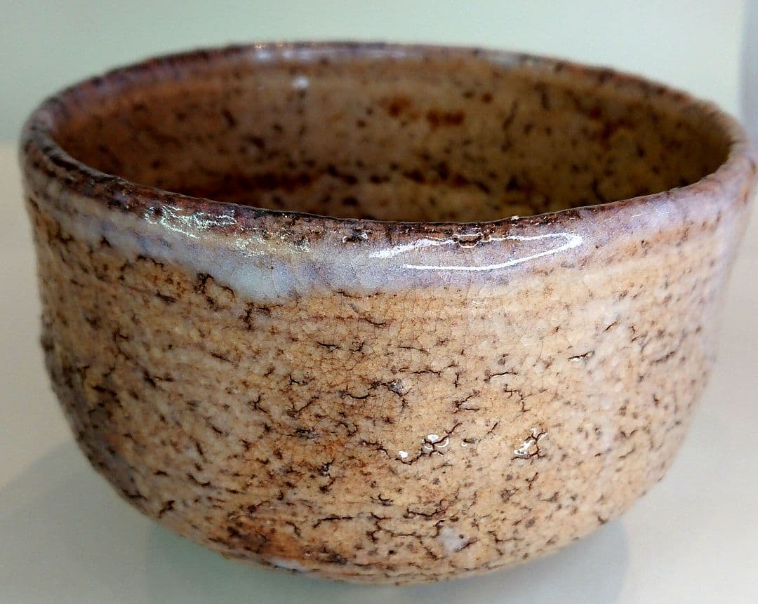 【茶道具】兼田三左衛門 作  萩茶碗