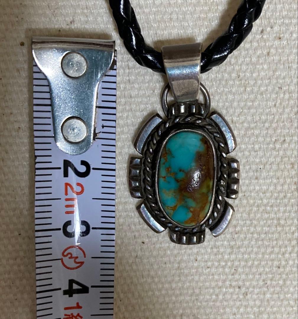 ターコイズ シルバー950 ペンダント インディアンジュエリー