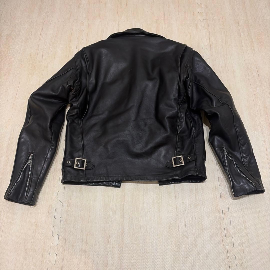 品番 Schott 643 レザー シングルライダース 34 ボアライナー