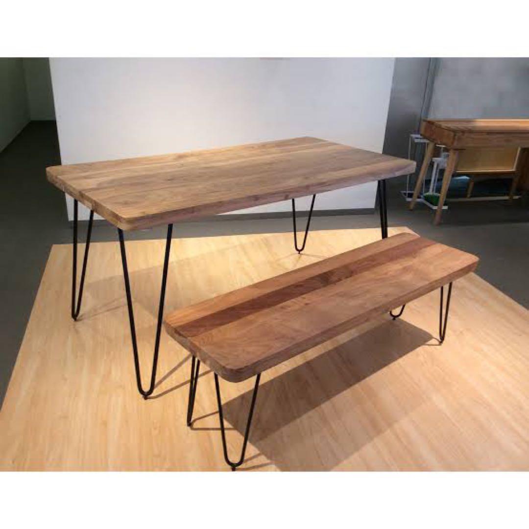 【期間限定出品】NOCE(ノーチェ)木製ダイニングテーブル　ベンチ　セット