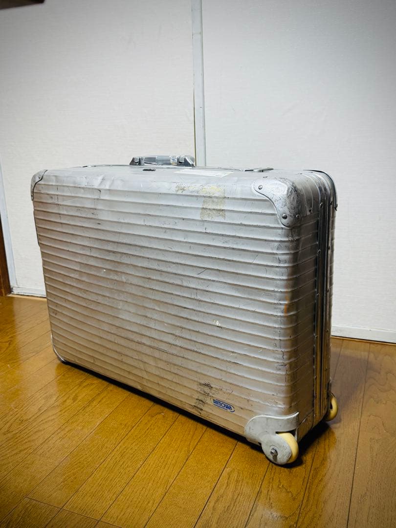 【処分価格】リモワ RIMOWA Topas 2輪 プルタブ　ビンテージ　アルミ
