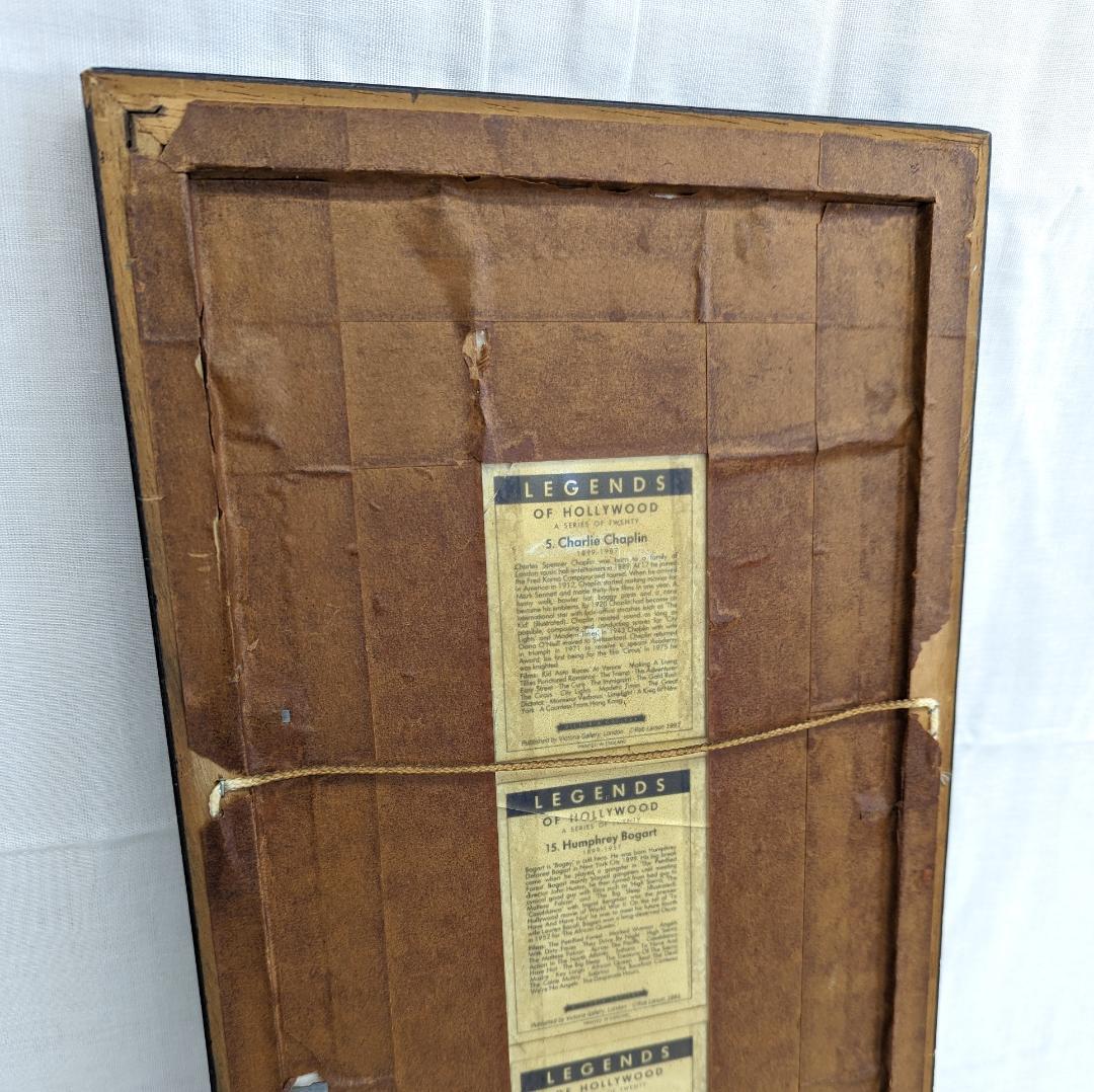 贈り物に ヴィンテージ レア 希少 額入り シガレットカードセット チャップリン