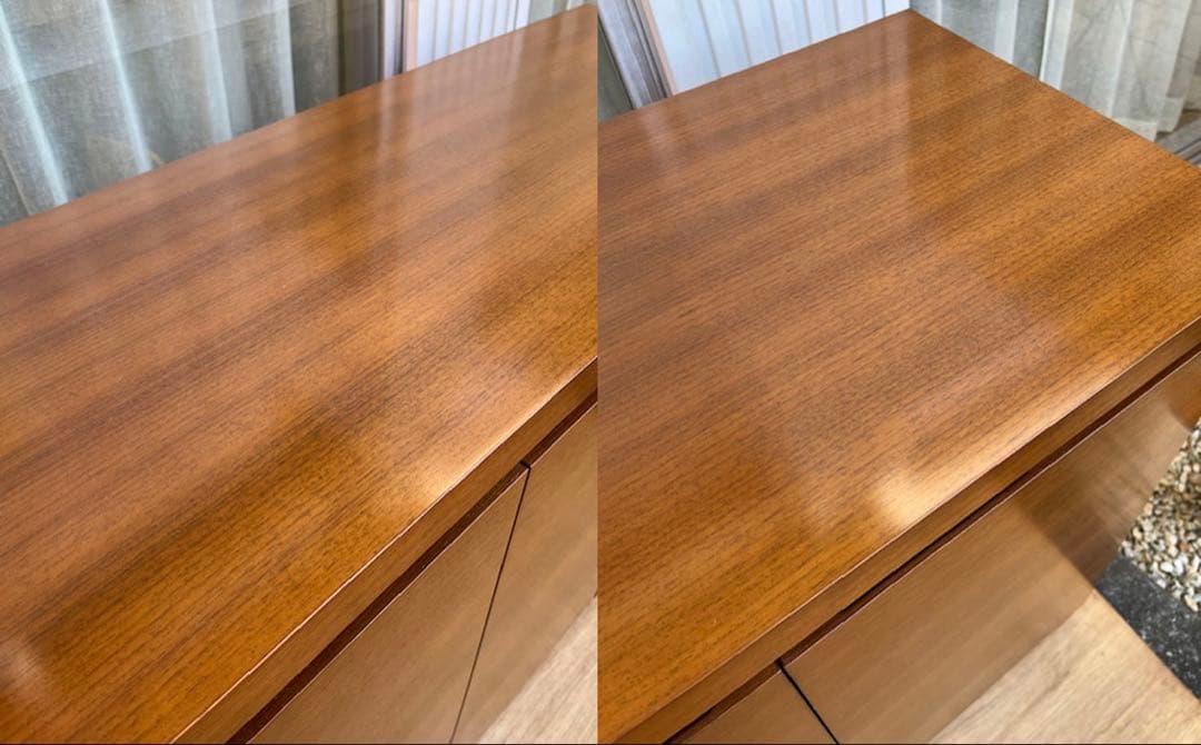 モダンスタイル　木製キャビネット　ミッドセンチュリー　サイドボード　チーク材