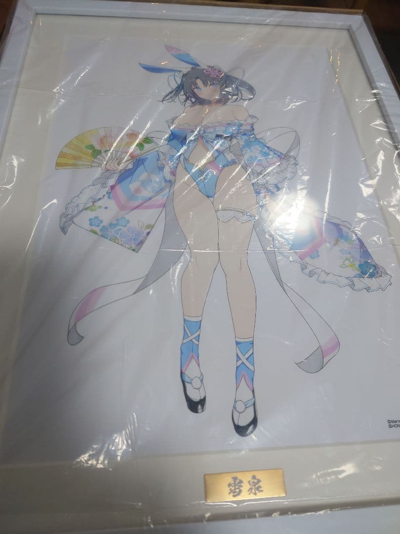 閃乱カグラ　描き下ろし複製原画　和風バニー　雪泉