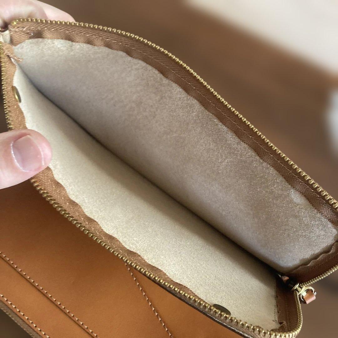 【新品未使用】Felisi フェリージ トラベルポーチ 1054 ブラウン