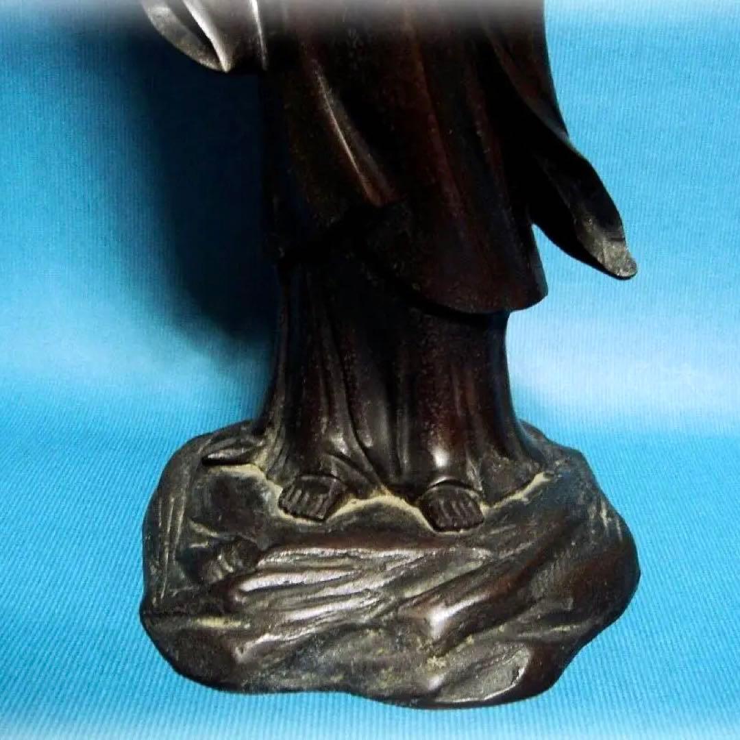 417『唐銅 観音菩薩』　　/骨董 古美術 茶道具 古民芸 antique
