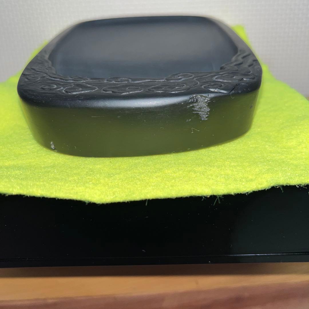 ⭕️龍渓石硯　「流雲硯」 大森丁斉　破天荒　日展入選　女性好み　バランス美しい