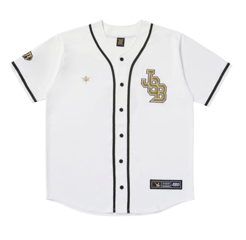 三代目J SOUL BROTHERS ベースボールシャツ白　FC限定
