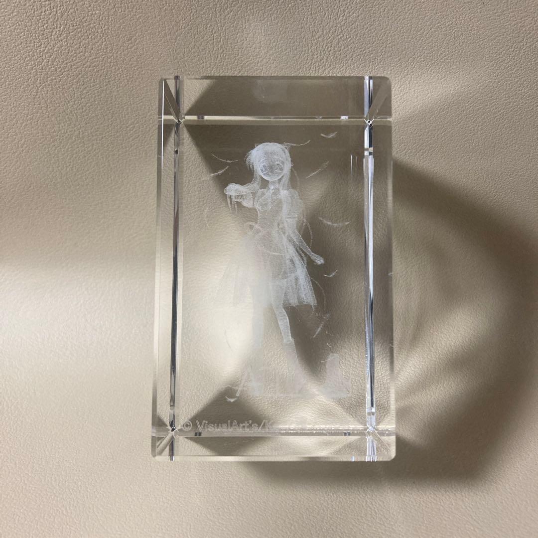 AIR クリスタルガラス・オブジェ　神尾観鈴　Key レーザー彫刻　鍵　キー