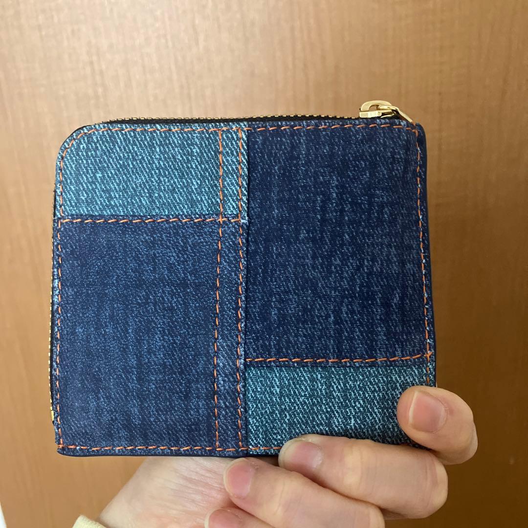 コムデギャルソン　L字ウォレット　デニムポケット