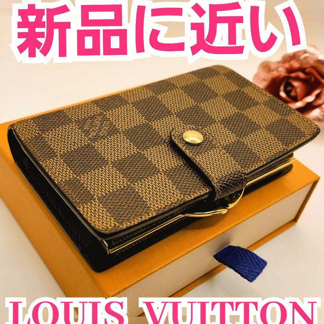 人気モデル⭐ルイヴィトン ダミエ　コンパクト⭐️ヴィエノワ　がま口二つ折り財布